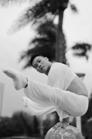 達人秀倒立舞者、柔術達人